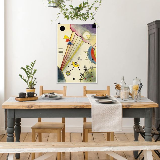 Obrazy do salonu Wassily Kandinsky - Jasne połączenie