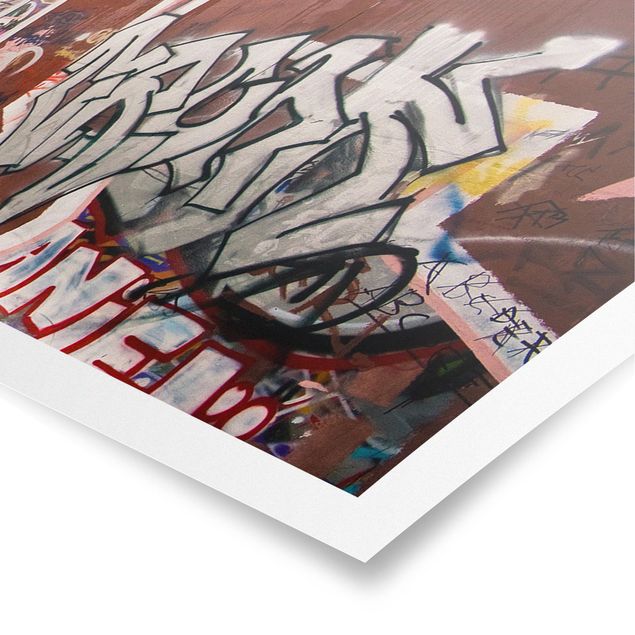 Obrazy nowoczesne Graffiti na łyżwach