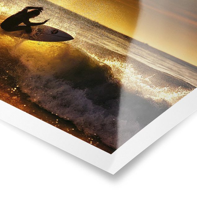 Obrazy portret Słońce, zabawa i surfing