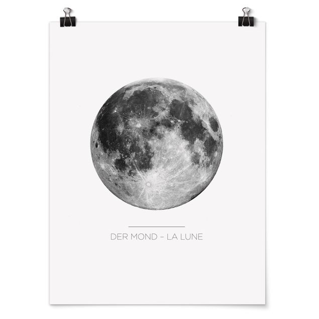 Obrazy z napisami La Luna - Księżyc