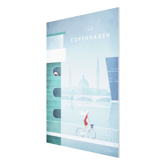 Obrazy vintage Plakat podróżniczy - Kopenhaga
