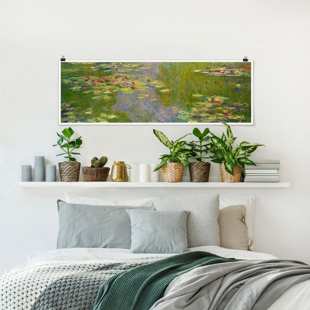 Obrazy do salonu Claude Monet - Zielone lilie wodne