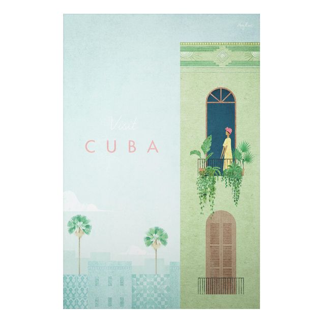 Nowoczesne obrazy do salonu Plakat podróżniczy - Kuba