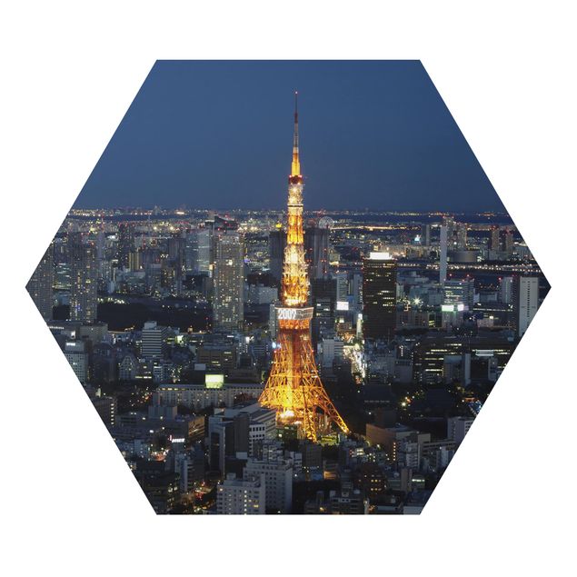 Nowoczesne obrazy Wieża w Tokio