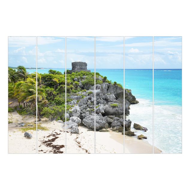 Zasłony panelowe Wybrzeże Karaibskie Ruiny Tulum