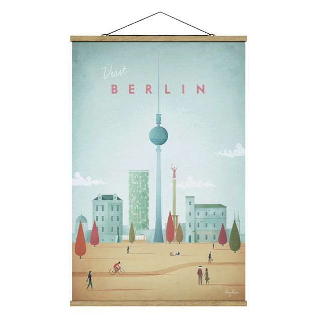 Obraz vintage Plakat podróżniczy - Berlin
