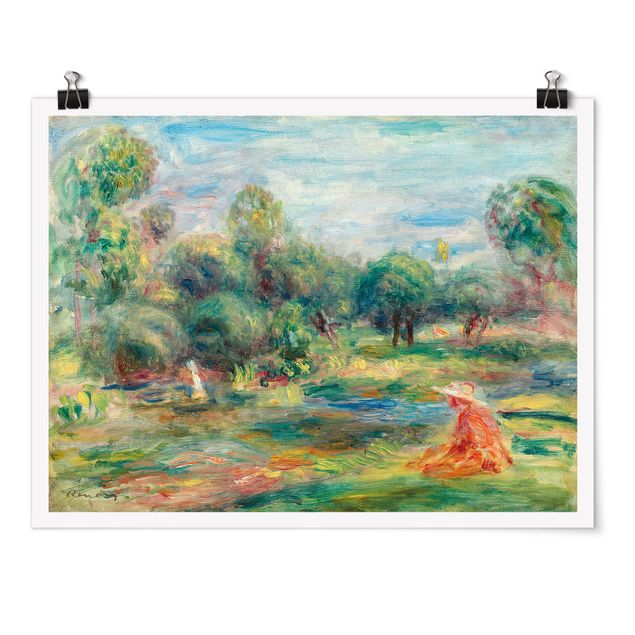 Obrazy impresjonistyczne Auguste Renoir - Krajobraz w pobliżu Cagnes