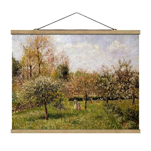 Impresjonizm obrazy Camille Pissarro - Wiosna w Eragny