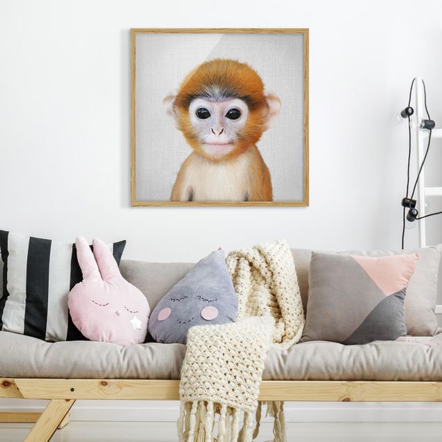 Obrazy w ramie dla dzieci Baby Monkey Anton