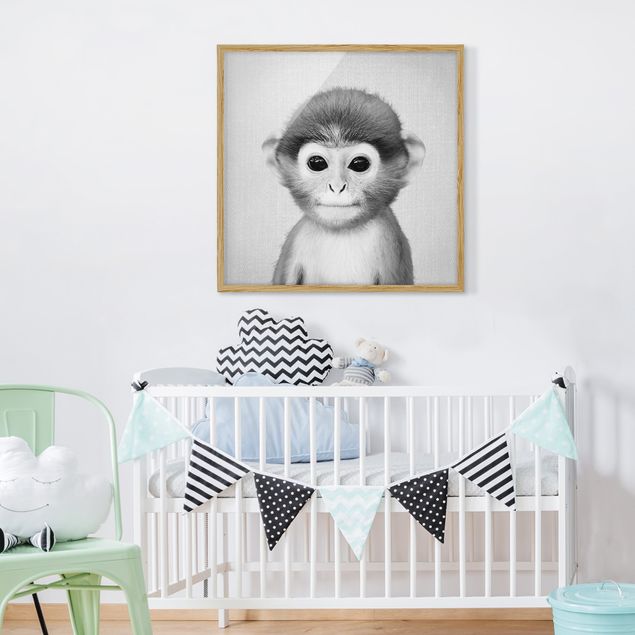Pokój dziecięcy Baby Monkey Anton Black And White