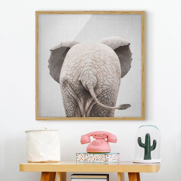 Słoń obraz Baby Elephant From Behind