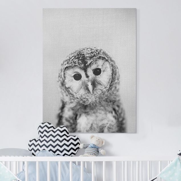 Pokój niemowlęcy Baby Owl Erika Black And White
