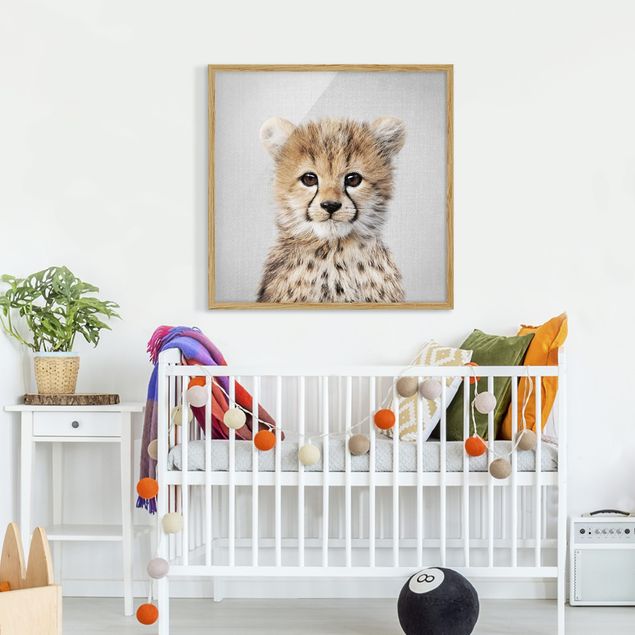 Obrazy w ramie dla dzieci Baby Cheetah Gino