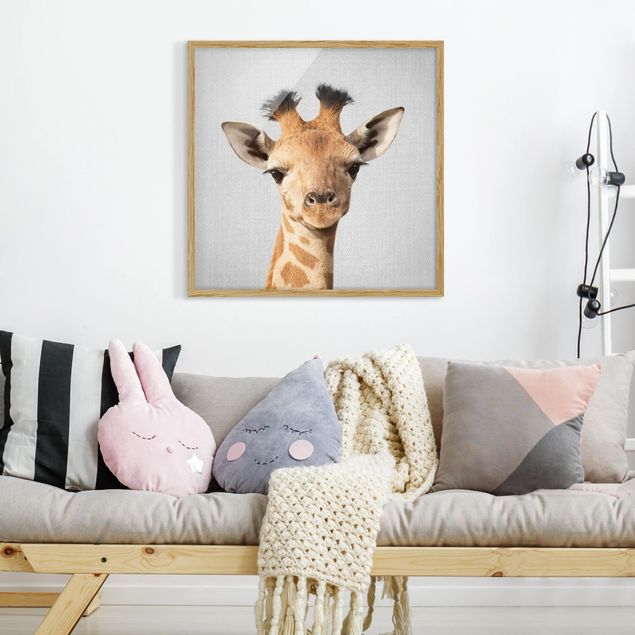 Obrazy w ramie dla dzieci Baby Giraffe Gandalf