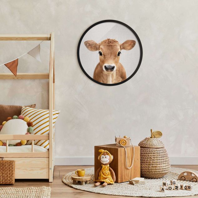 Obrazy w ramie zwierzęta Mała krowa Kira