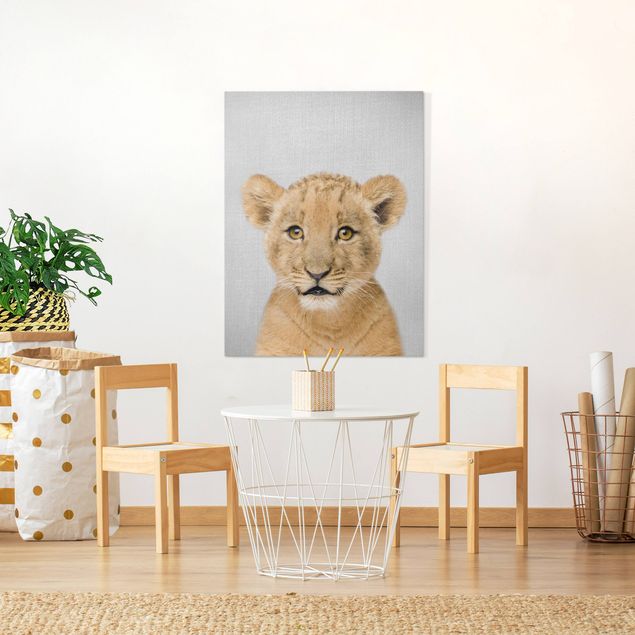 Obrazy nowoczesne Baby Lion Luca