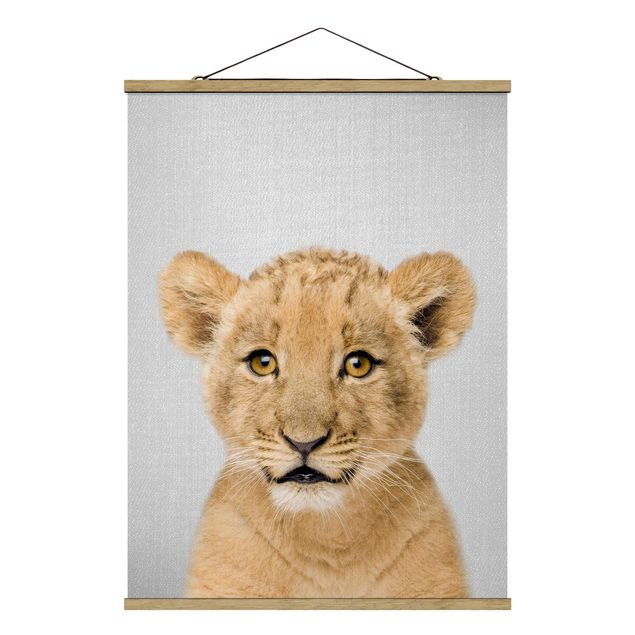 Obrazy zwierzęta Baby Lion Luca