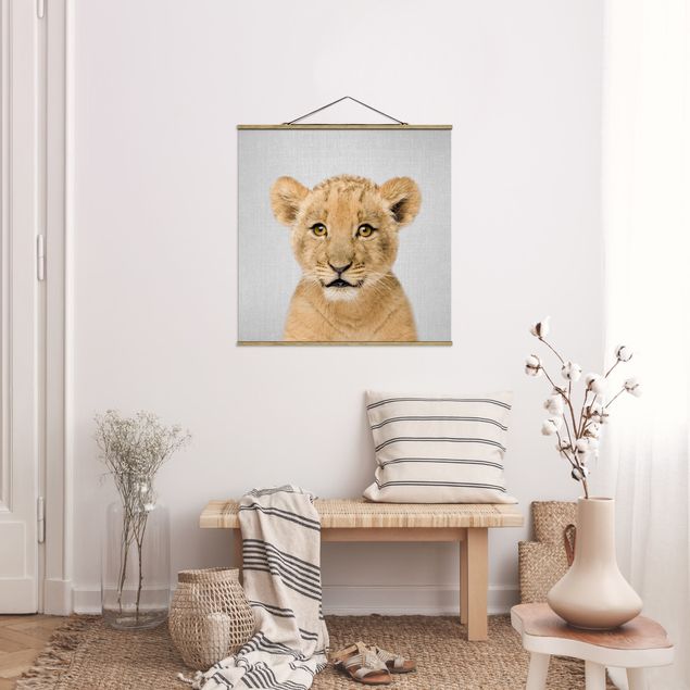 Obrazy do salonu Baby Lion Luca