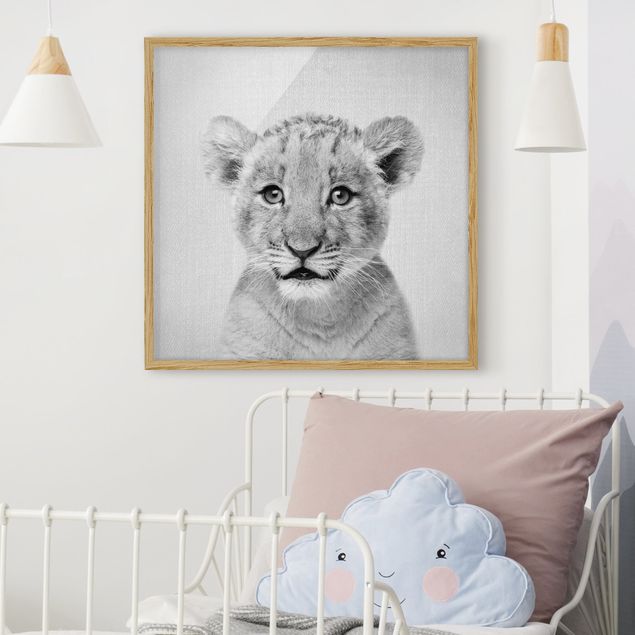 Pokój niemowlęcy i dziecięcy  Baby Lion Luca Black And White