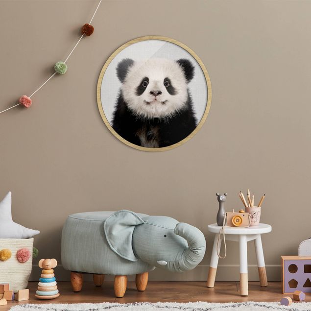 Obrazy w ramie dla dzieci Mały panda Prian