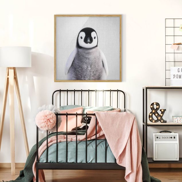 Obrazy w ramie dla dzieci Baby Penguin Pepe