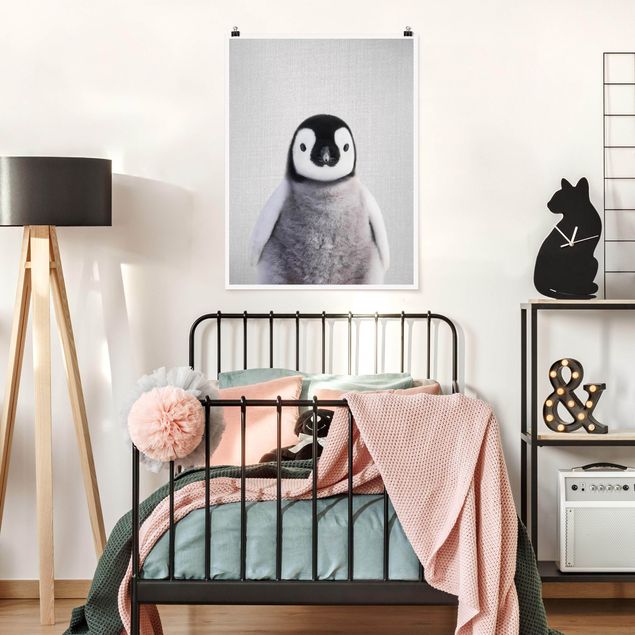 Obrazy nowoczesny Baby Penguin Pepe