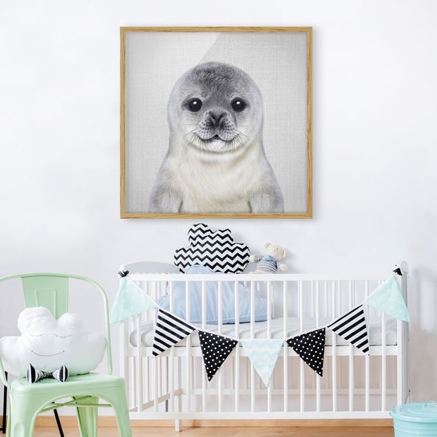 Obrazy w ramie dla dzieci Baby Seal Ronny