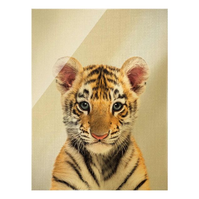 Obrazy na szkle zwierzęta Baby Tiger Thor