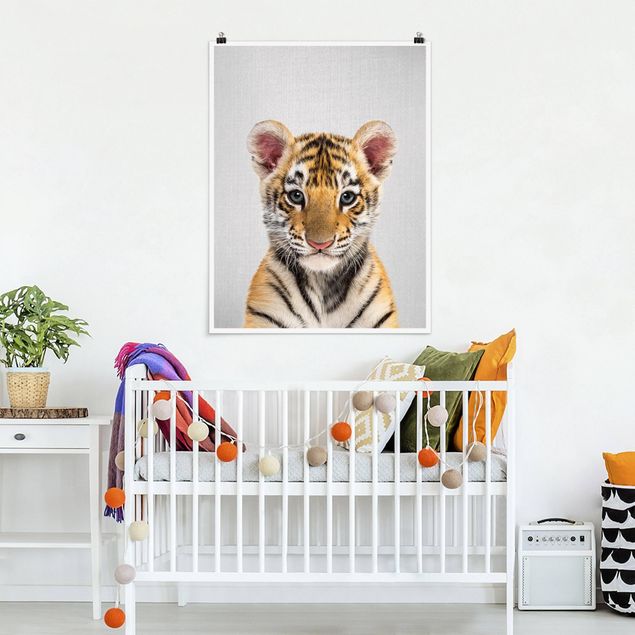 Obrazy do salonu Baby Tiger Thor
