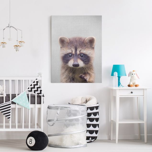 Obrazy do salonu Baby Raccoon Wicky