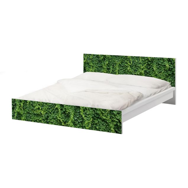Okleina meblowa IKEA - Malm łóżko 180x200cm - Bluszcz