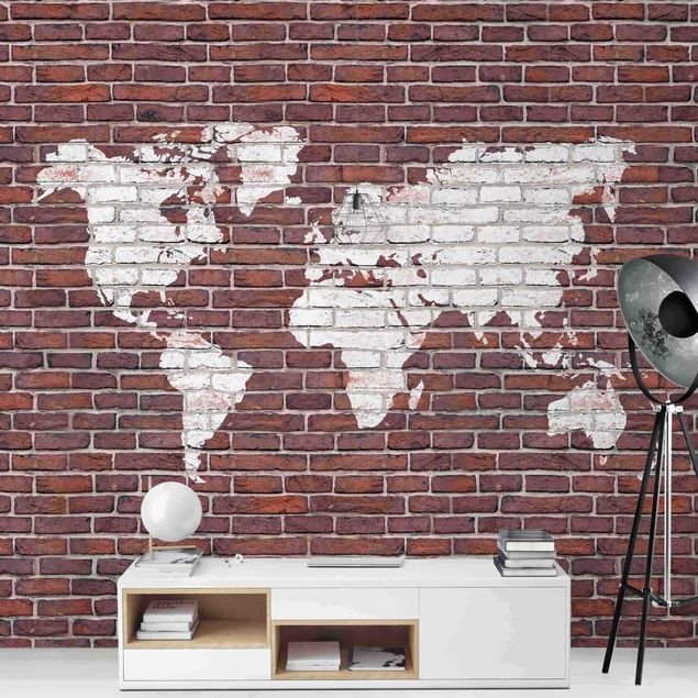 Tapety na ściany Mapa świata Backstone