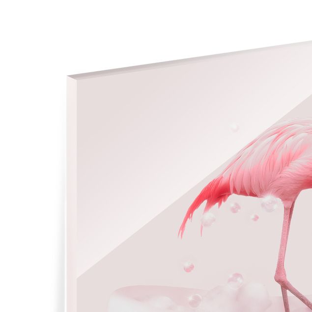 Różowy obraz Wanny Flamingo