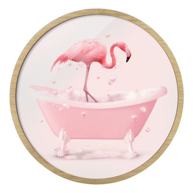 Obrazy nowoczesne Bath Tub Flamingo