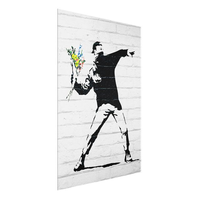 Obrazy graffiti Flower Thrower - Brandalised ft. Graffiti by Banksy