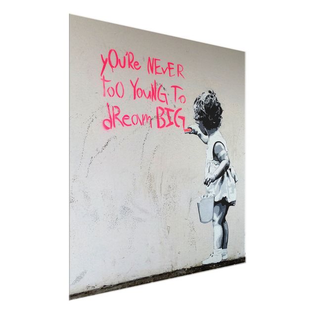 Obrazy graffiti Dream Big - Brandalised ft. Graffiti by Banksy