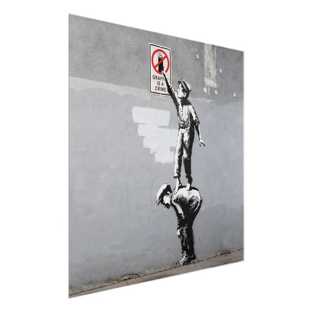 Obrazy graffiti Graffiti Is A Crime - Brandalised ft. Graffiti by Banksy