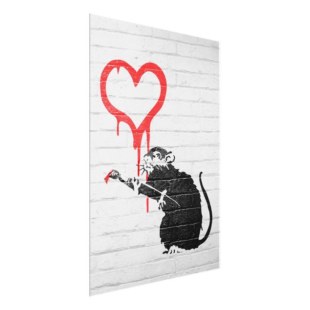 Obrazy graffiti Love Rat - Brandalised ft. Graffiti by Banksy