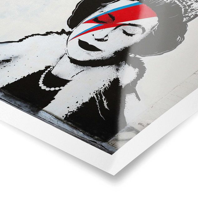 Obrazy Queen Lizzie Stardust - Brandalised ft. Graffiti by Banksy