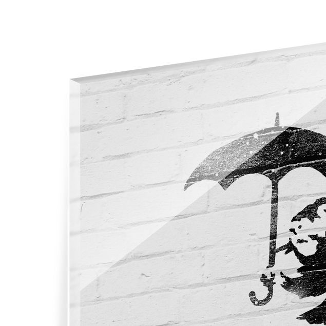 Obrazy na ścianę Rat With Umbrella - Brandalised ft. Graffiti by Banksy