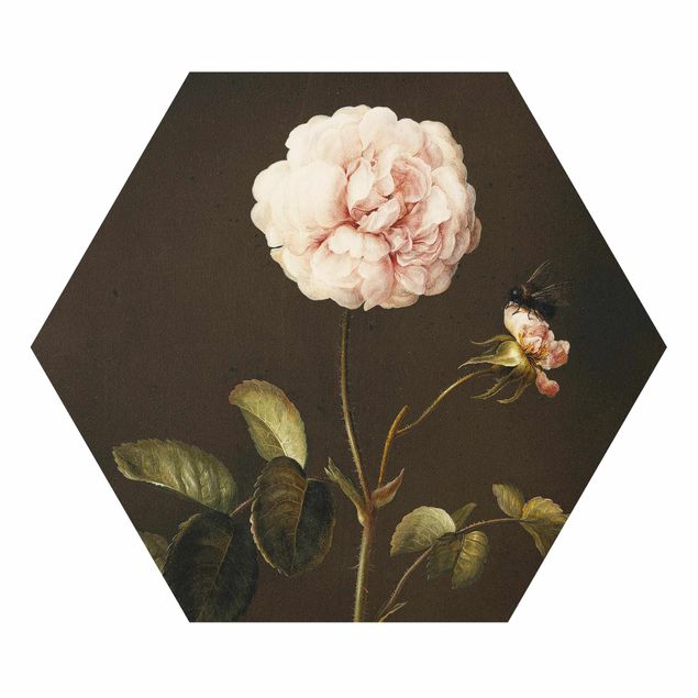 Barbara Regina Dietzsch obrazy Barbara Regina Dietzsch - French Rose with Bumblebee