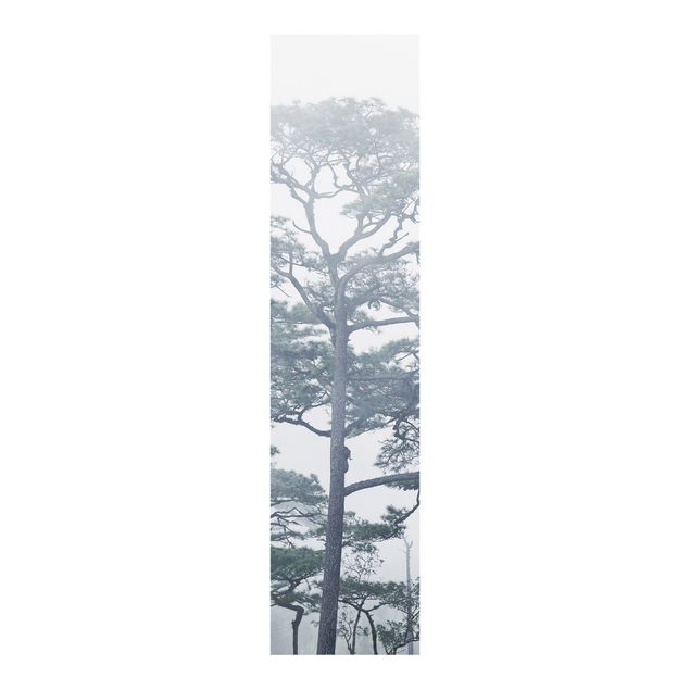 Tekstylia domowe Wierzchołki drzew we mgle