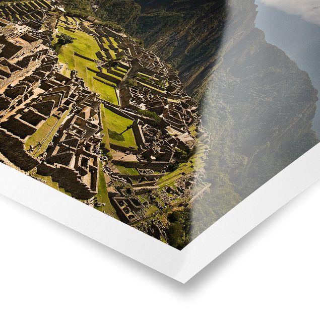 Zielony obraz Machu Picchu