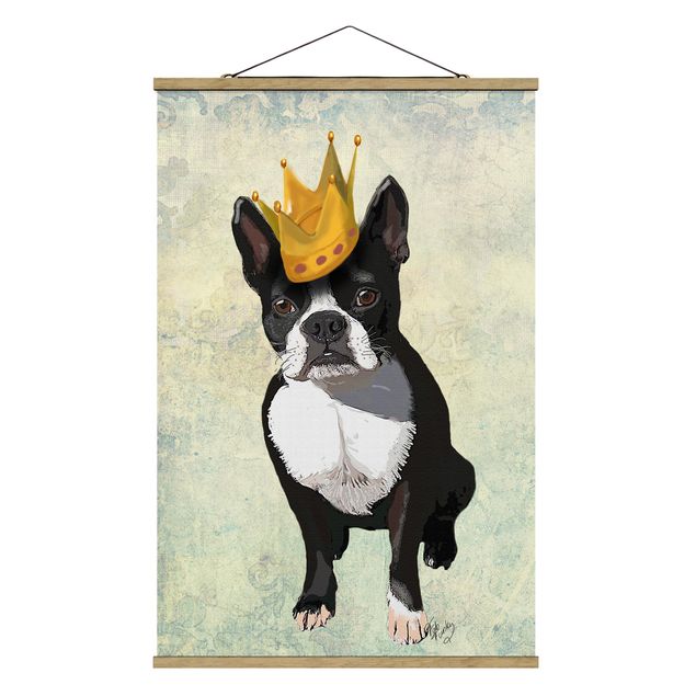 Nowoczesne obrazy Portret zwierzęcia - Terrier King