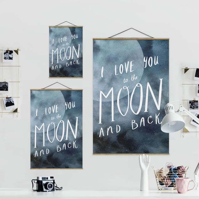 Obrazy o miłości Miłość niebieska - Księżyc