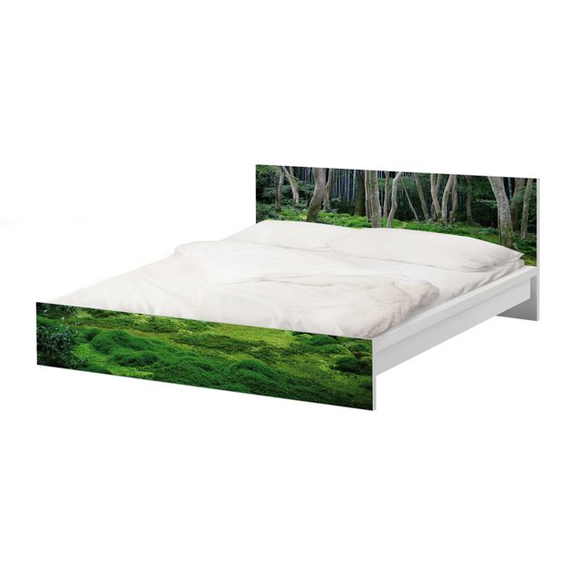Okleina meblowa IKEA - Malm łóżko 140x200cm - Las japoński