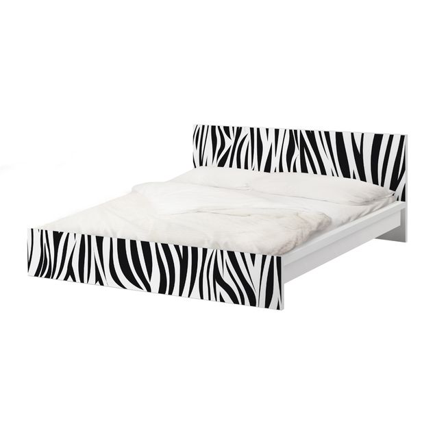 Okleina meblowa IKEA - Malm łóżko 180x200cm - Wzór w cętki