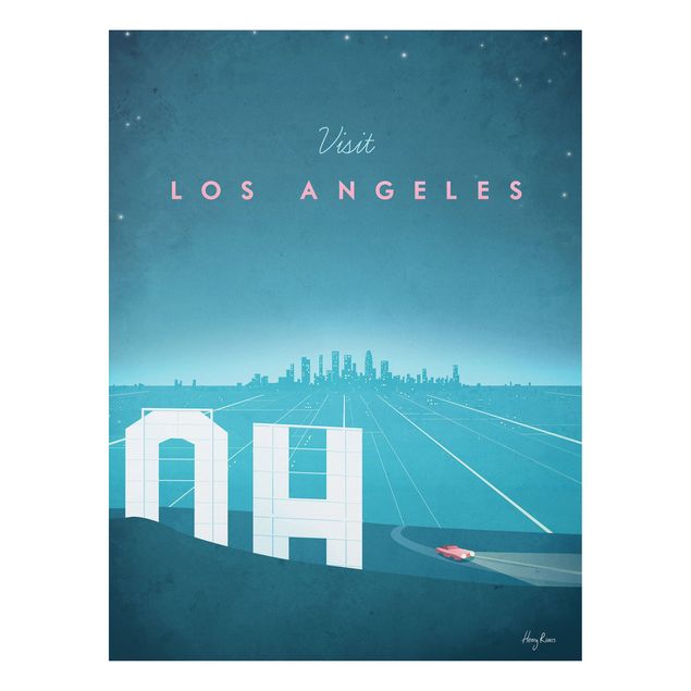 Obrazy do salonu nowoczesne Plakat podróżniczy - Los Angeles