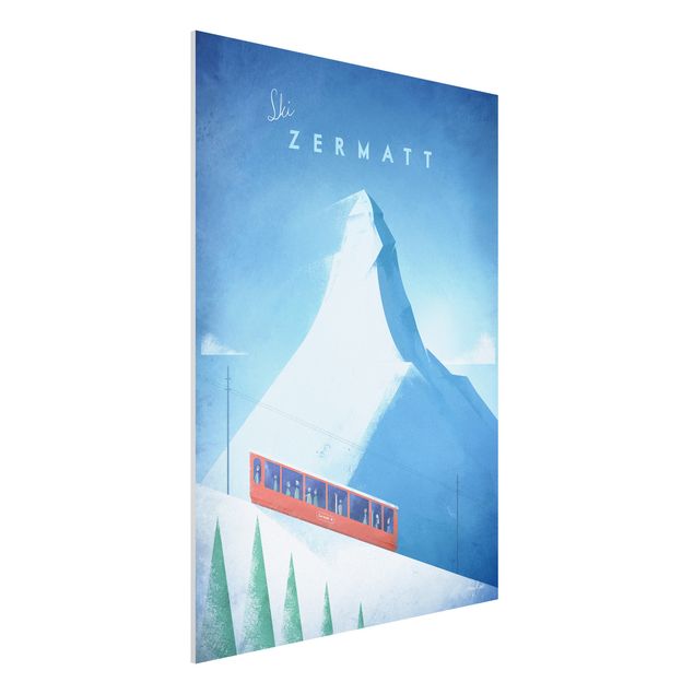 Dekoracja do kuchni Plakat podróżniczy - Zermatt