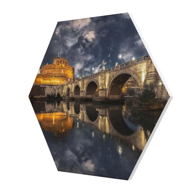 Obrazy na ścianę architektura Ponte Sant'Angelo w Rzymie